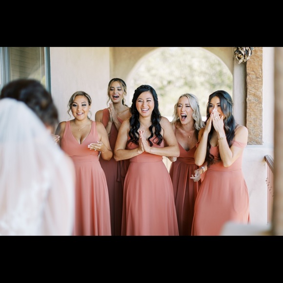 Dear Cleo Sarah bridesmaid dress in Amber - Picture 3 of 3